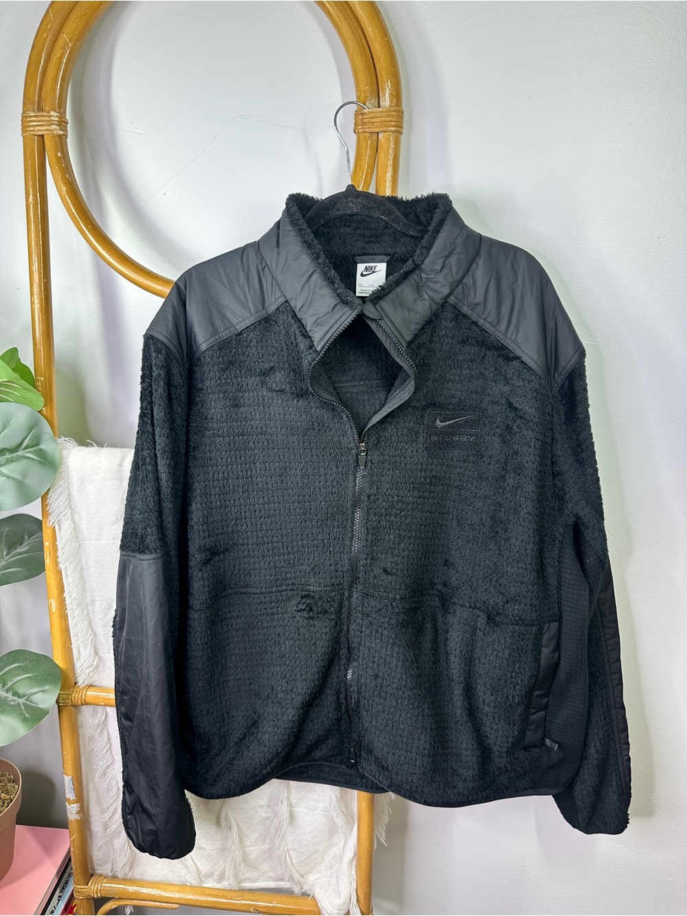 Nike x Stussy Black Jacket sz 2XL